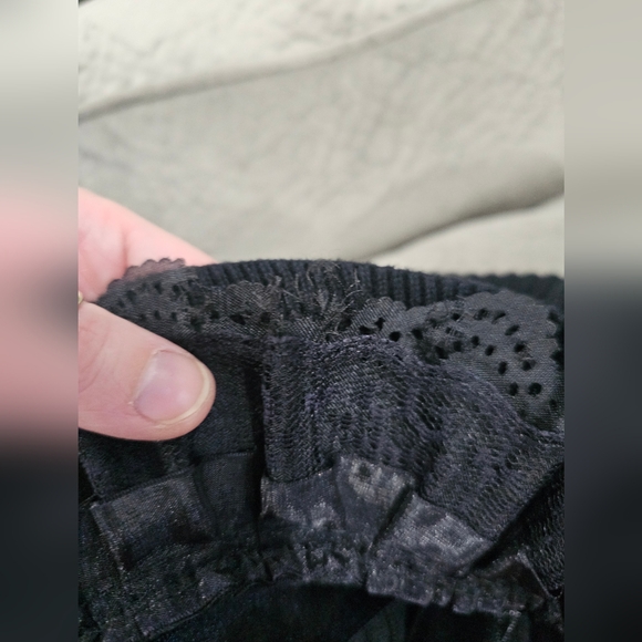 Dolls Killl Widow Celestial Darkness Knit Top Cardigan Sweater Black Lace XXL - Picture 6 of 9